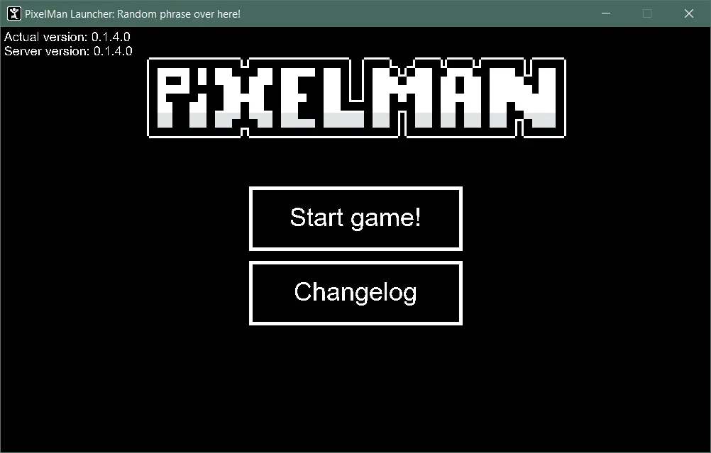 PixelMan Adventures launcher preview